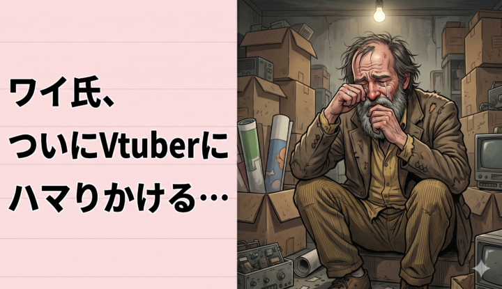 ワイ氏、ついにVtuberにハマりかける…