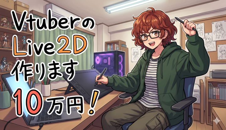 VtuberのLive2D作ります10万円！