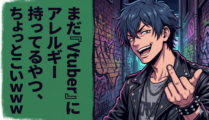 まだ『Vtuber』にアレルギー持ってるやつ、ちょっとこいｗｗｗ