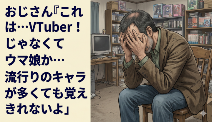 おじさん『これは･･･VTuber！じゃなくてウマ娘か･･･流行りのキャラが多くてもう覚えきれないよおじさんは』