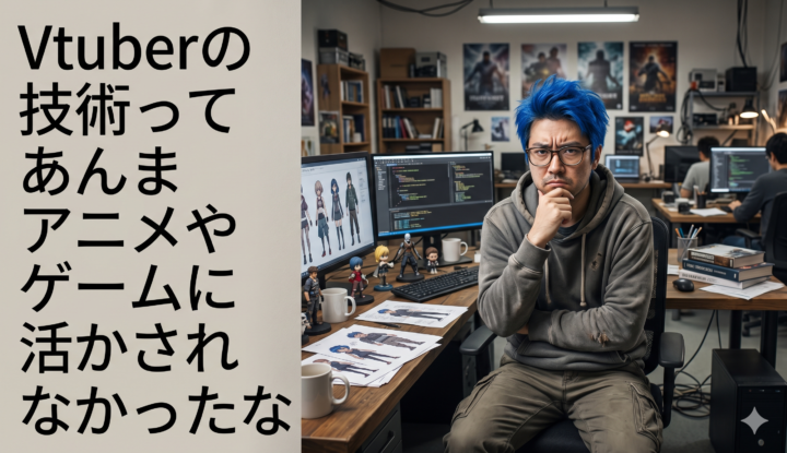 Vtuberの技術ってあんまアニメやゲームに活かされなかったな
