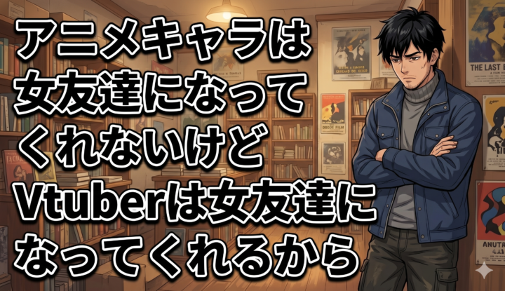 アニメキャラは女友達になってくれないけどVtuberは女友達になってくれるから