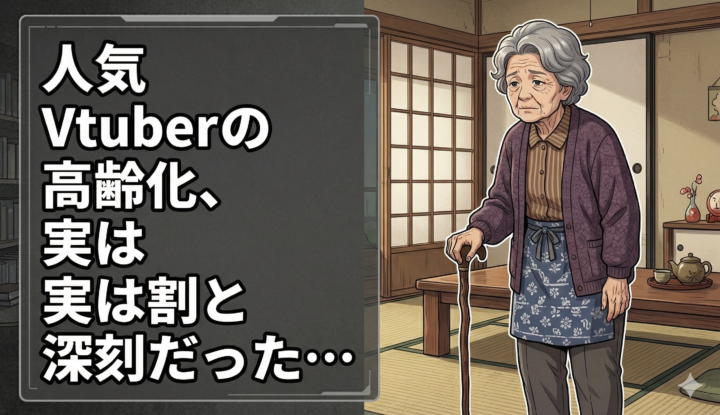 人気Vtuberの高齢化、実は割と深刻だった…