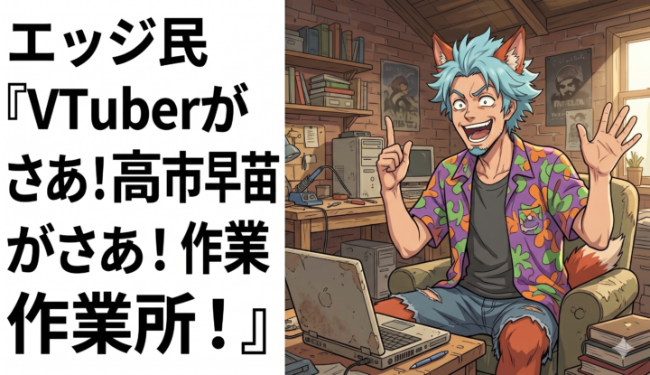 『VTuberがさあ！高市早苗がさあ！作業所がさあ！』