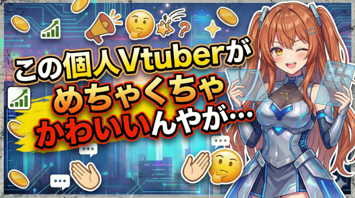 この個人Vtuberがめちゃくちゃかわいいんやが…
