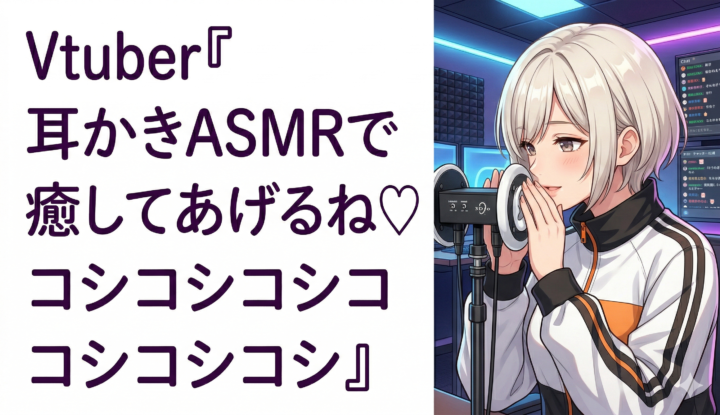 Vtuber『耳かきASMRで癒してあげるね♡コシコシコシコシコシコシコシコ』