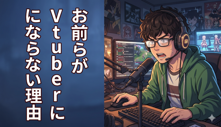お前らがVtuberにならない理由