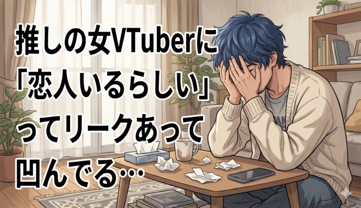 推しの女VTuberに『恋人いるらしい』ってリークあって凹んでる…