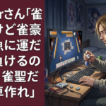 Vtuberさん『雀聖だけど雀豪の雑魚に運だけで負けるの苦痛。雀聖だけの卓作れ』