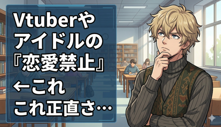 Vtuberやアイドルの『恋愛禁止』←これ正直さ…