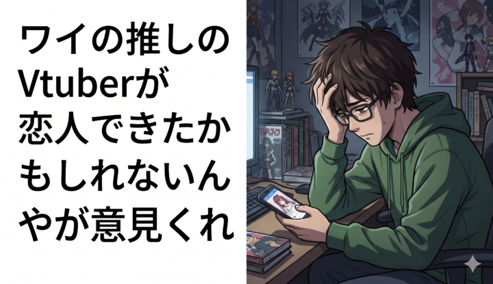 ワイの推しのVtuberが恋人できたかもしれないんやが意見くれ