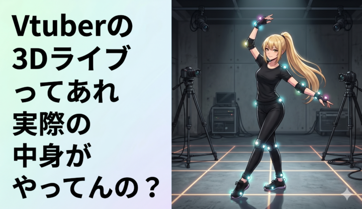 Vtuberの3Dライブってあれ実際の中身がやってんの？