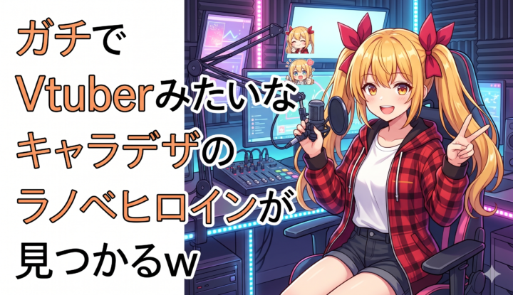 ガチでVtuberみたいなキャラデザのラノベヒロインが見つかるｗｗｗｗｗ