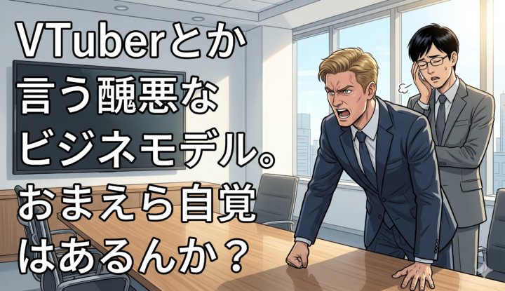 VTuberとか言う醜悪なビジネスモデル。おまえら自覚はあるんか？