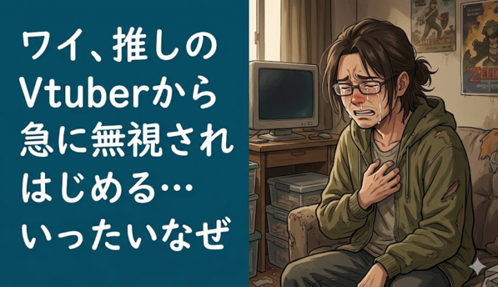 ワイ、推しのVtuberから急に無視されはじめる…いったいなぜ