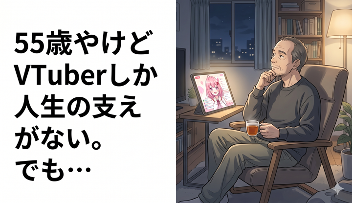 55歳やけどVTuberしか人生の支えがない。でも…