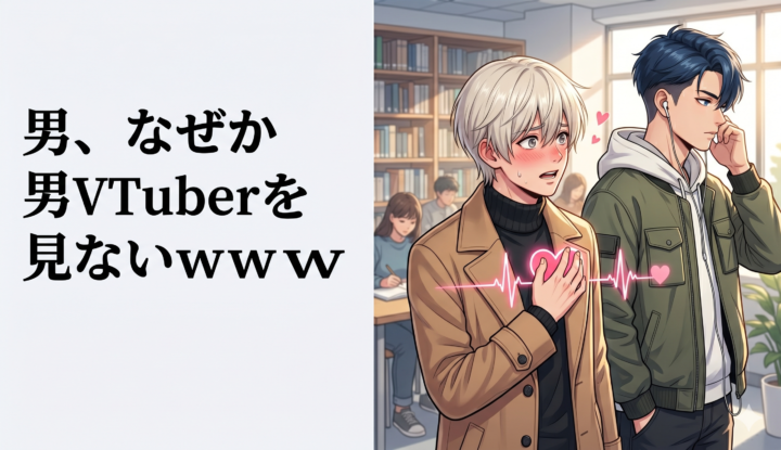 男、なぜか男VTuberを見ないｗｗｗ
