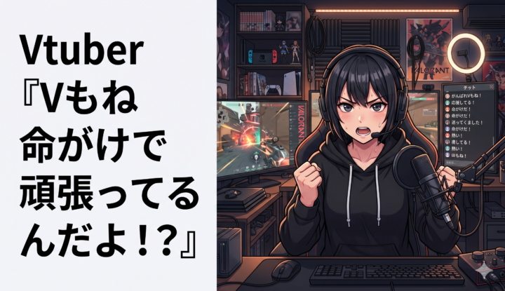 Vtuber『Vtuberもね命がけで頑張ってるんだよ！？』