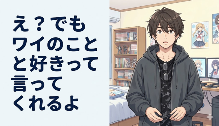え？でもワイのこと好きって言ってくれるよ