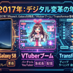 2017年『iPhoneX、GalaxyS8発売』『Vtuberブーム』『Transformer登場』